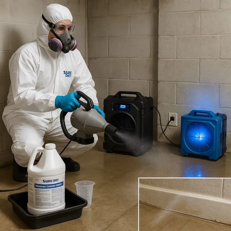 Sanitization and Odor Removal process in Sunnyside, CA
