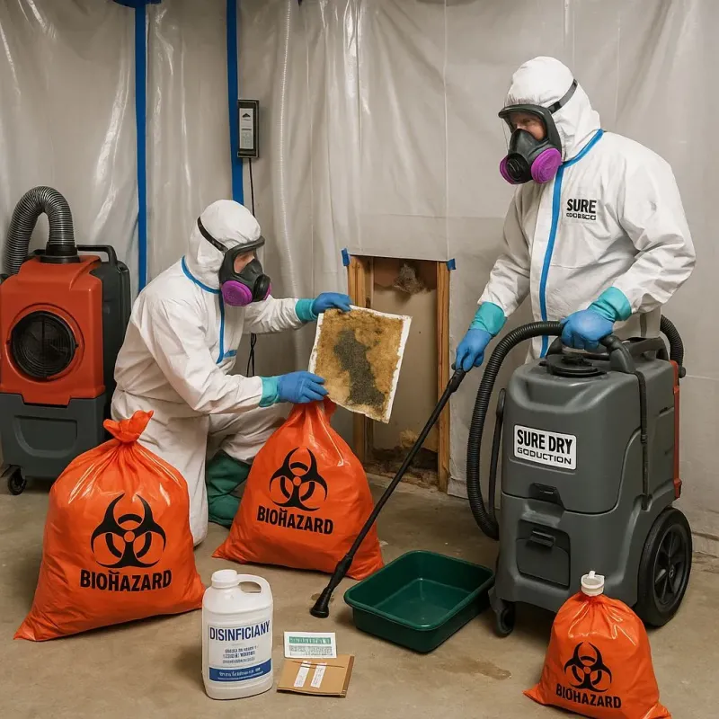 Contaminated Water Handling Protocols process in Sunnyside, CA